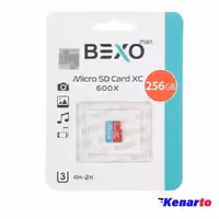 کارت حافظه MicroSDHC بکسو استاندارد UHS-I U3 سرعت 90MBps ظرفیت 256 گیگابایت