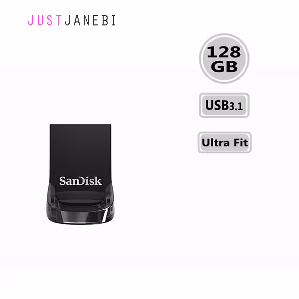 فلش مموری USB3.1 سن دیسک 128 گیگابایت مدل SanDisk Ultra Fit
