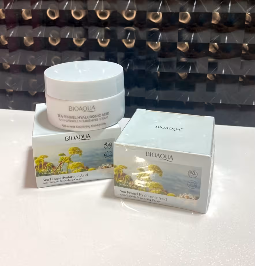 کرم هیالورونیک اسید و رازیانه دریایی بیوآکوا