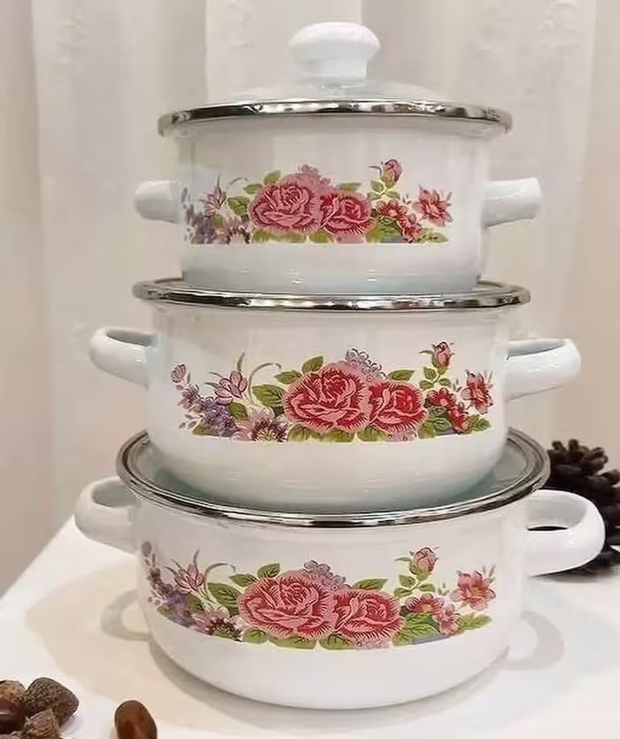 مینی قابلمه لعابی سه عددی