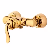 شیر توالت دستشویی مدل بامبو طلایی براق برند آیدا صنعت