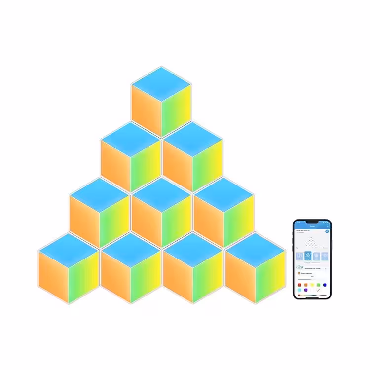 پنل هوشمند روشنایی 10 تیکه Govee Glide Hexa Pro LED Light Panels