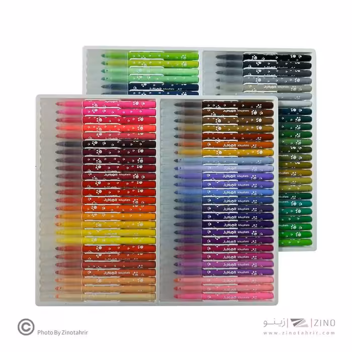 ماژیک نقاشی100رنگ جونیور اسکول فنز کد922206جدید