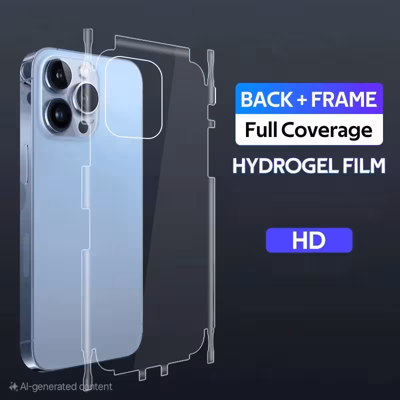 گلس هیدروژل شفاف مناسب برای پشت گوشی مدل شیائومی Xiaomi Poco F6 Pro