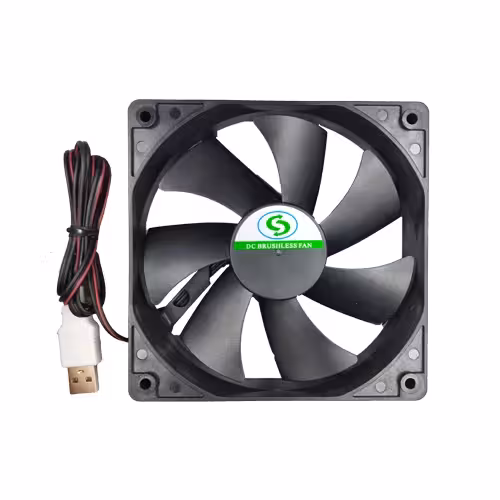 فن 5 ولت 12x12x2.5 سانتی متر با کابل USB