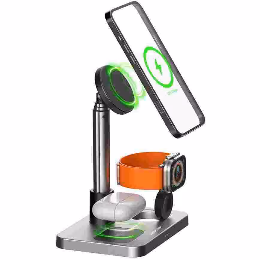 استند شارژ بی سیم 3 در 1 گرین لاین مدلGN3N1TLWC – Telescopi