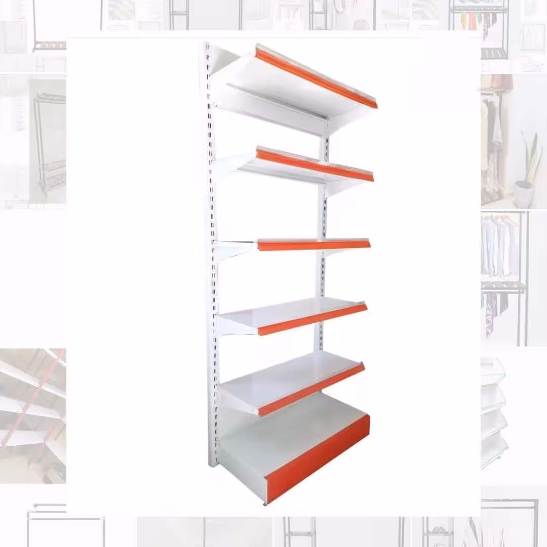 قفسه یک طرفه وسط فروشگاهی پشت ویترینی  .کرایه وانت شهری به عهده مشتری( ارسال با  باربری بین شهری و پس کرایه ) می باشد