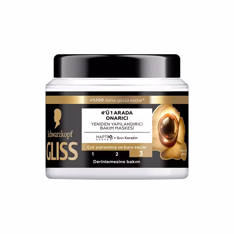 ماسک‌ مو ترمیم کننده گلیس حاوی کراتین مایع 400میل – GLISS