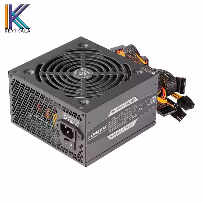 منبع تغذیه کامپیوتر گرین مدل GP400A-ECO توان 400 وات