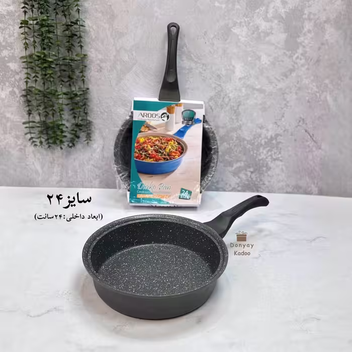 تابه تک دسته عروس مدل دیاکو سایز 24