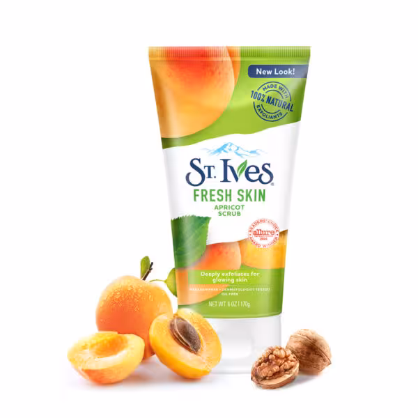 اسکراب لایه بردار زرد آلو سینت ایوز  Fresh skin حجم 170 گرم
