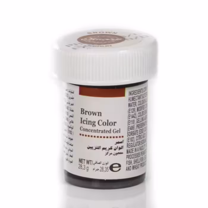 رنگ خوراکی ژله ای قهوه ای