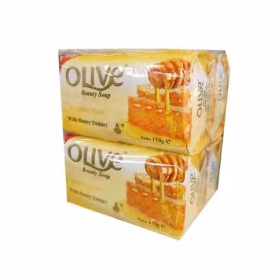 صابون OLIVE با عصاره عسل Honey بسته 4 عددی