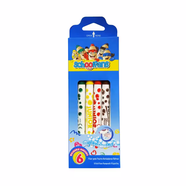 ماژیک رنگ آمیزی اسکول فنس بسته 6 عددی