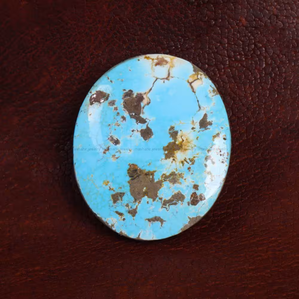 نگین فیروزه شجری کد 14125 - جواهری مشاهیر