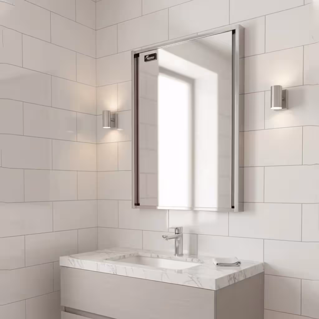 آینه سرویس‌ بهداشتی دلفین مدل 1088 سایز 54×40 سانتی متر