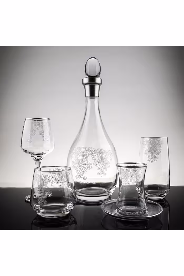 سرویس پارچ و لیوان آب خوری 12 نفره 61 پارچه Decores Home ترکیه