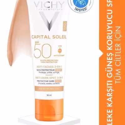 کرم ضد آفتاب ضد لک ویشی رنگی Vichy spf50
