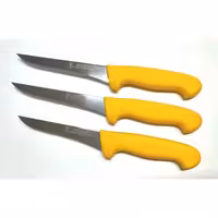 ست چاقوی آشپزخانه 3 عددی | برند زولینگن (Solingen) | ساخت آلمان | تیغه فولادی ضدزنگ | طراحی ارگونومیک | مناسب برای برش گوشت، سبزیجات و میوه | مناسب برای آشپزخانه خانگی و حرفه‌ای