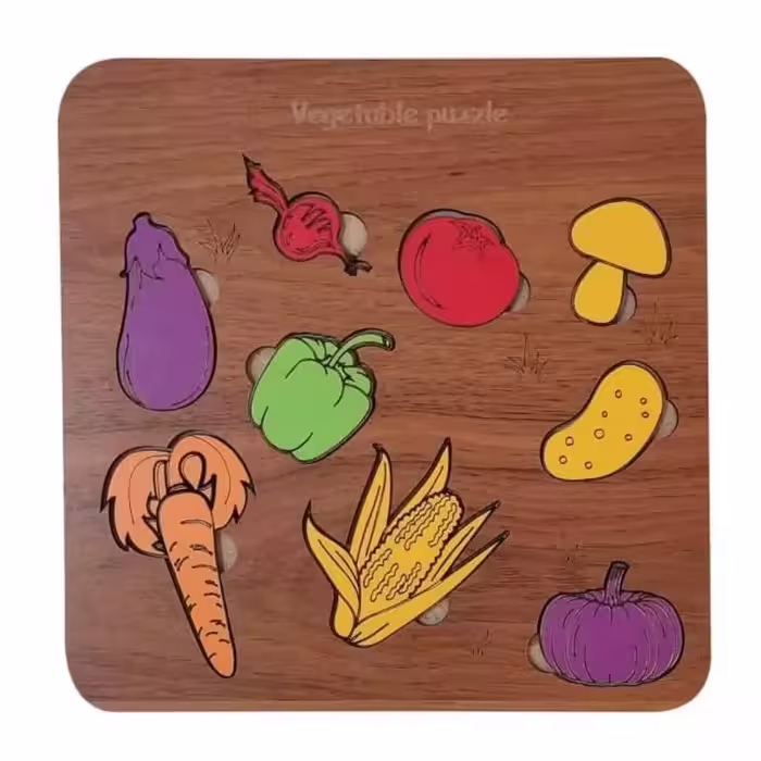 بازی آموزشی مدل جورچین سبزیجات و صیفی جات کد k-38