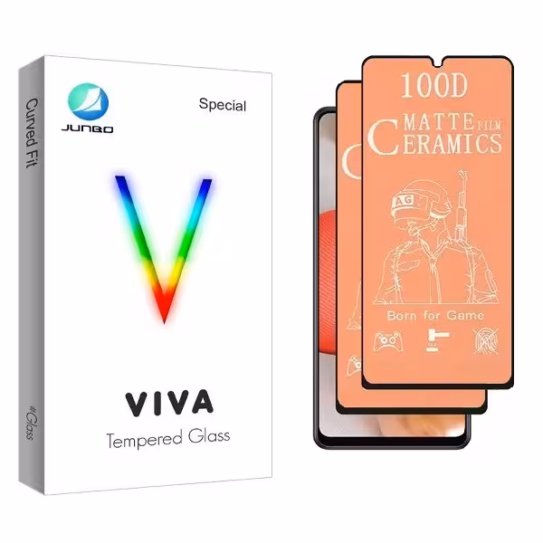 محافظ صفحه نمایش مات جانبو مدل CR-A12 مناسب برای گوشی موبایل سامسونگ Galaxy A12 بسته دو عددی