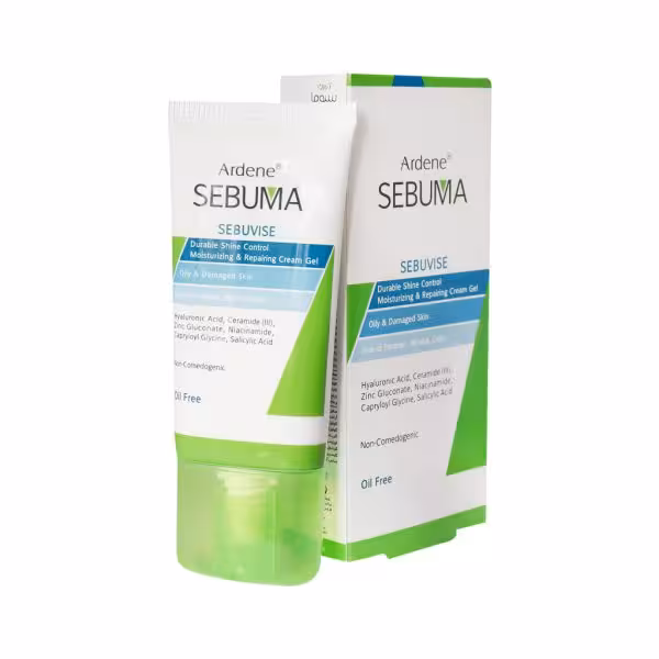 کرم ژل مرطوب کننده و بازسازی کننده پوست چرب و آسیب دیده سبوما آردن