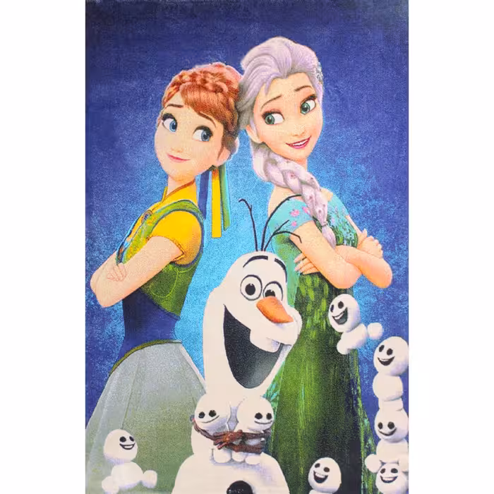 فرش ماشینی افرند طرح کودک مدل السا و آنا کد 118 (چهار متری)