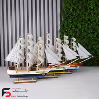 کشتی دکوری چوبی شاهب متوسط