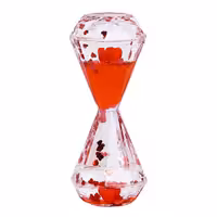 ساعت شنی قلب معلق طرح الماس