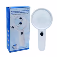 ذره بین دستی چراغ دار بزرگ مدل MG6B-5