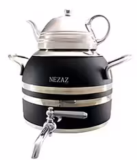 کتری قوری نزاز 5 لیتر کد 2602 رنگ مشکی