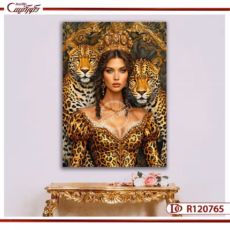 تابلو مدرن ملکه یوزها R120765