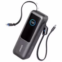 پاوربانک انکر مدل A1695 ظرفیت 25000 میلی آمپر ساعت به همراه دو کابل USB Type-C