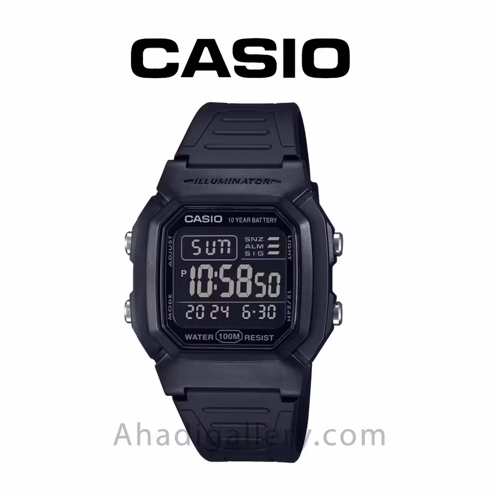 ساعت مچی کاسیو مدل w-800h-1bvdf