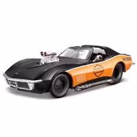 ماکت ماشین شورلت سری هارلی Chevrolet Corvette 1970 برند مایستو
