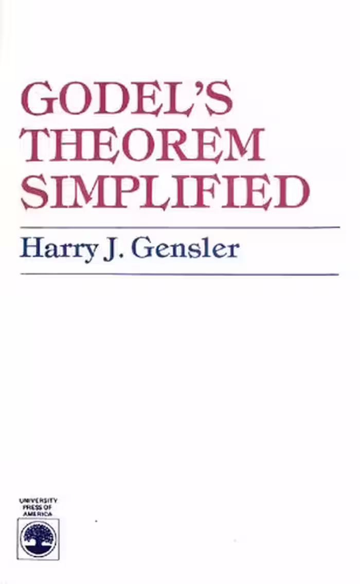 خرید و دانلود نسخه کامل کتاب Godel’s Theorem Simplified
