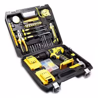 دریل پیچ گوشتی شارژی چکشی بوزیل مدل BOZ-04 مجموعه 95 عددی