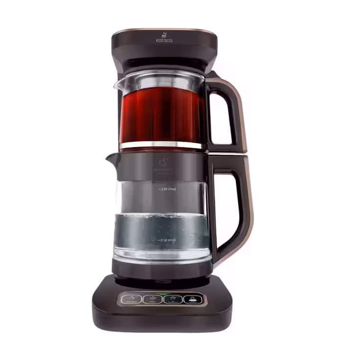 چایساز و قهوه ساز سخنگو کاراجا Robotea Pro Connect 4 in 1 قهوه ای گردویی