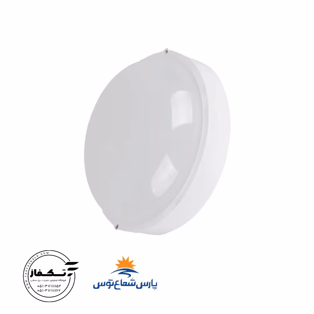 پنل روکار آوا 20 وات دایره رنگ سفیدآفتابی پارس شعاع توس