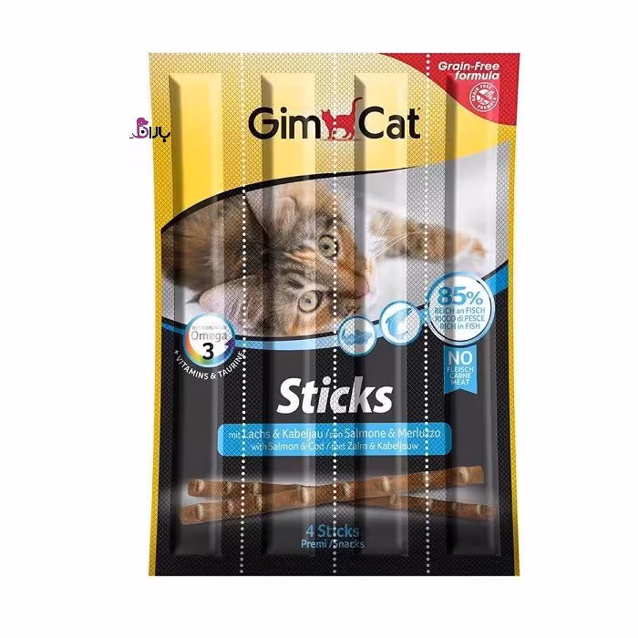 تشویقی مدادی گربه جیم کت سالمون و ماهی کاد