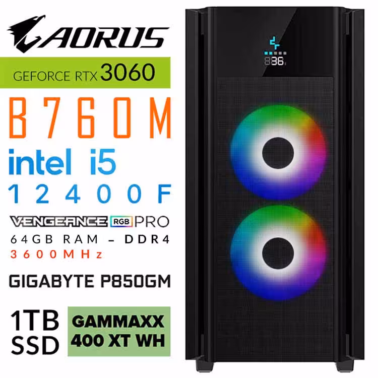 سیستم گیمینگ Hermes CH510 Gigabyte Edition