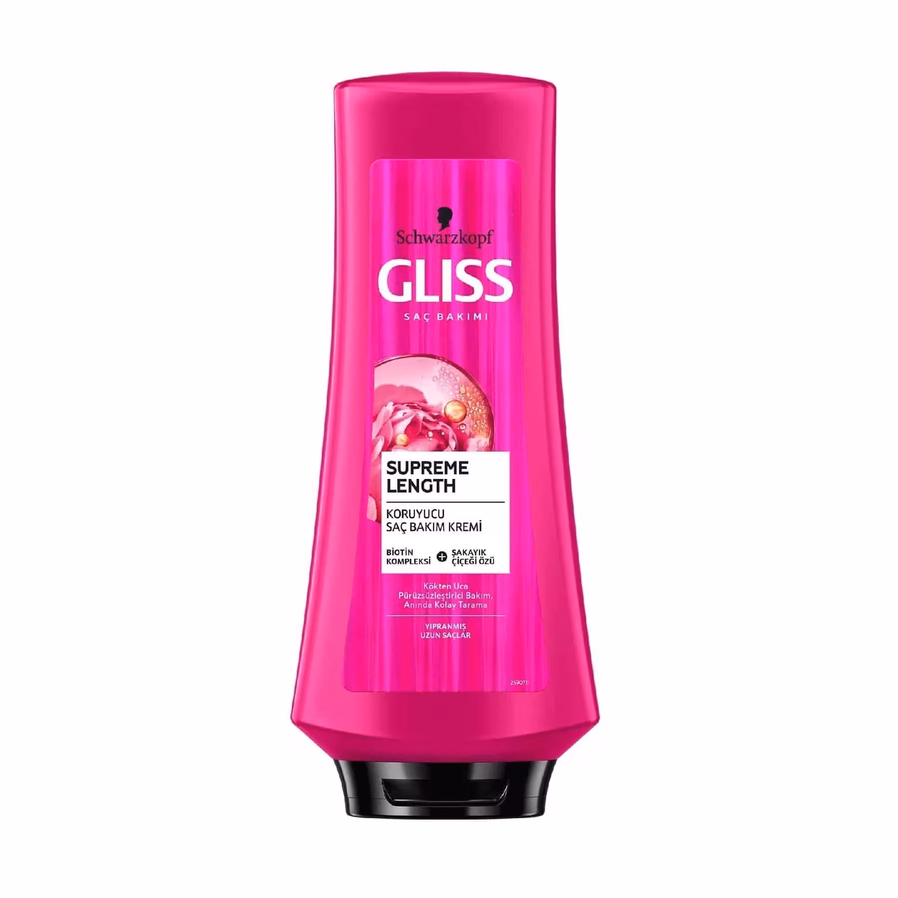 نرم کننده مو گلیس Gliss موهای بلند و آسیب دیده مدل Supreme Length حجم 360 میل