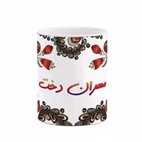 ماگ   اسم مهران دخت  سنتی گل و بته کد mgh47727