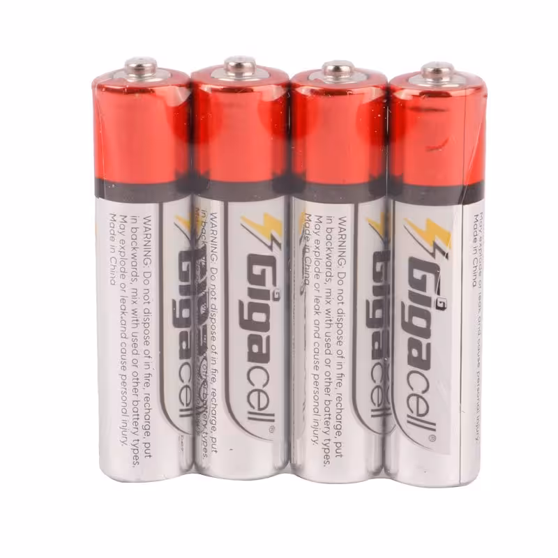 باتری چهارتایی نیم قلمی Gigacell R03 1.5V AAA