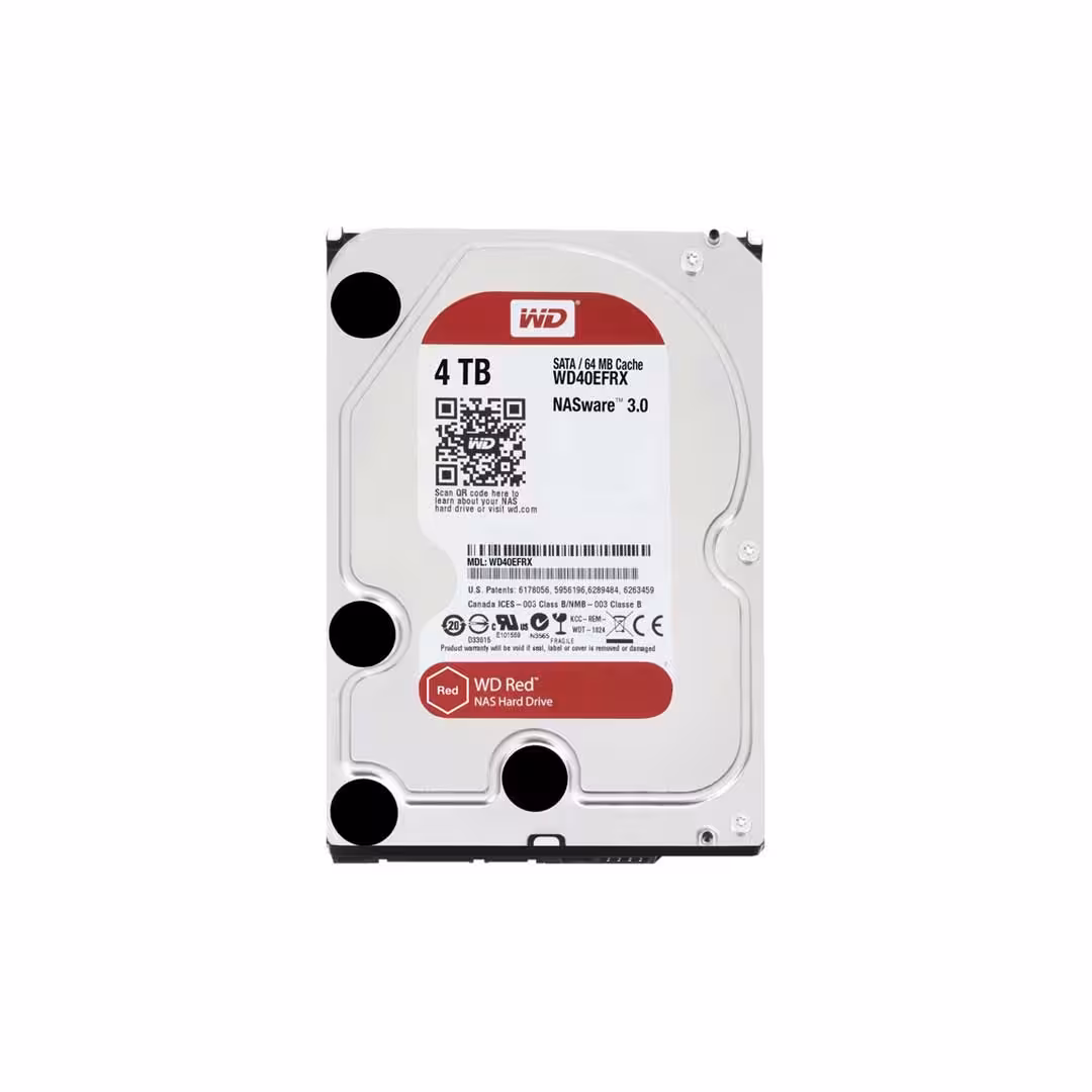 هارد اینترنال وسترن دیجیتال قرمز Red ظرفیت 4 ترابایت