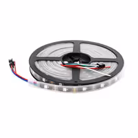 ریسه ال ای دی مدل ضدآب مولتی کالر WS2811 ip67 طول 5 متر