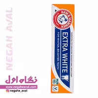 خمیردندان سفید کننده Extra White آرم اند همر حجم 125 میلی لیتر