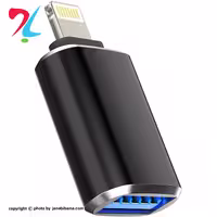 تبدیل USB به lightning مدل JH-163  - مشکی