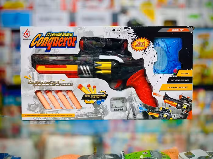 تفنگ موزیکال  تیر ابری و تیر ژله ای