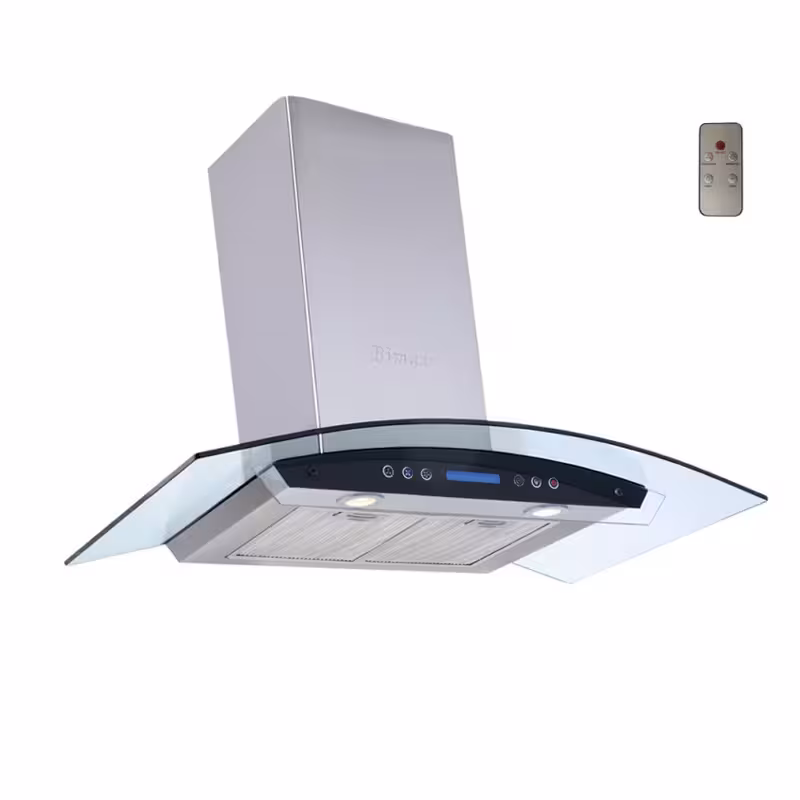 هود شومینه ای بیمکث مدل 2010 سایز 90 استیل